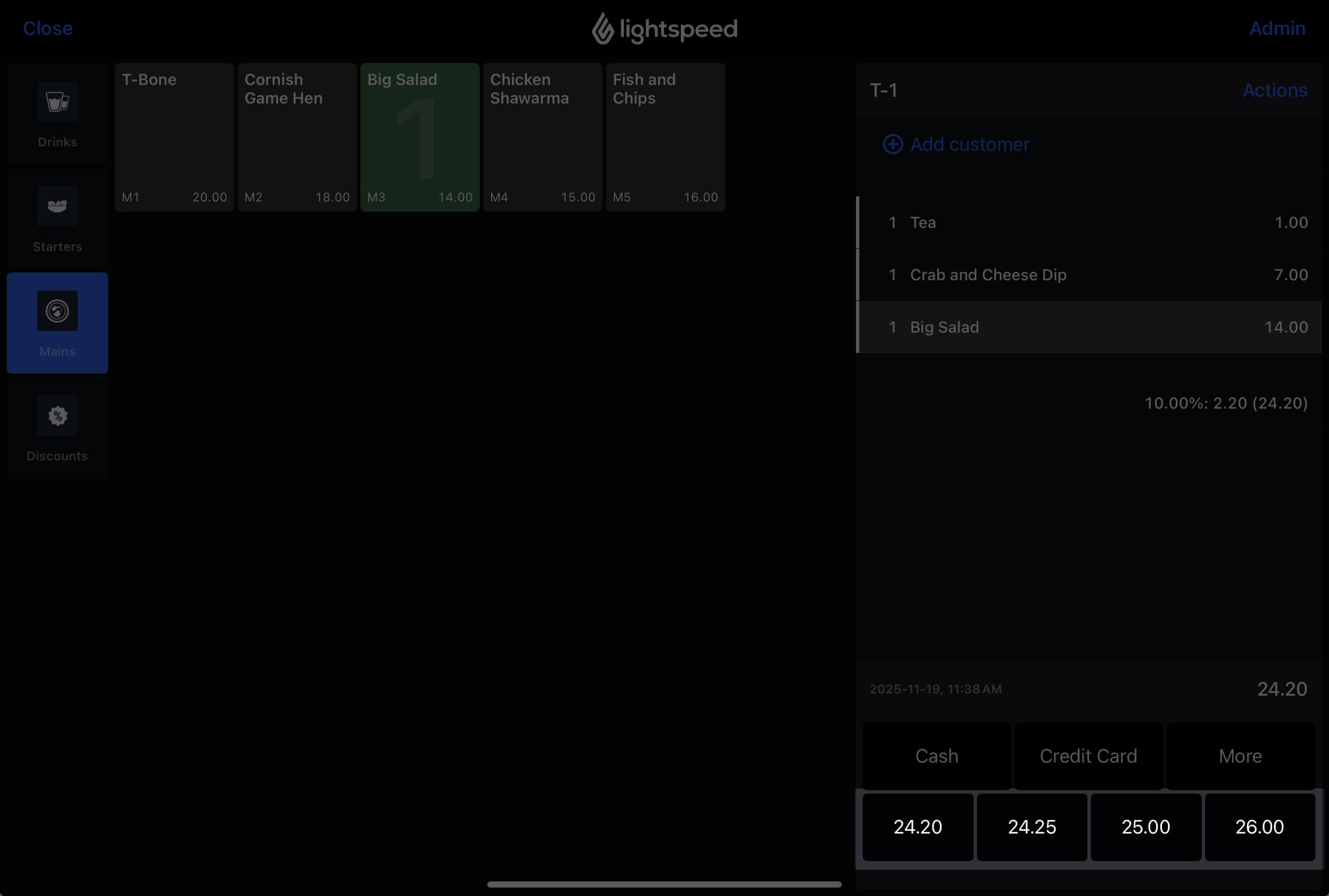 De slimme suggestieknoppen gemarkeerd