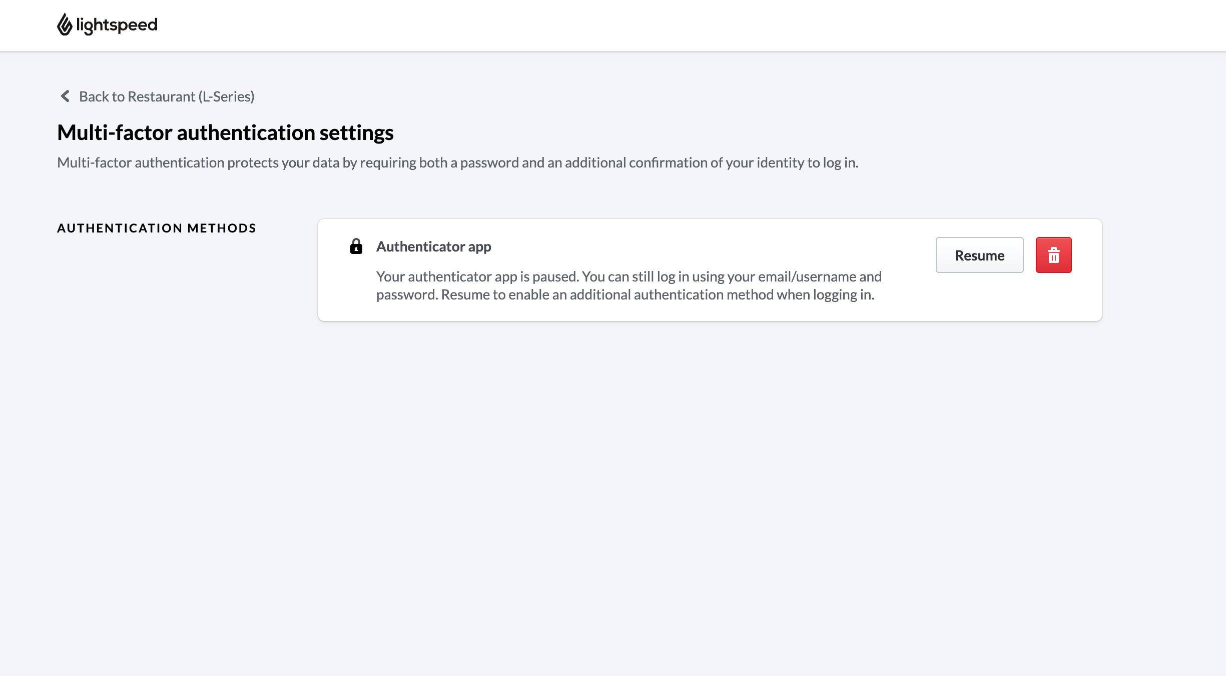 Mettre en pause votre authentification MFA