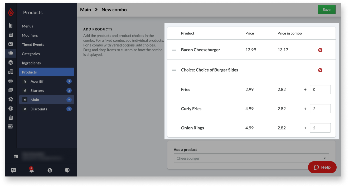 Combos 2.0 two-lined icon